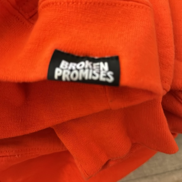 Women’s Broken Promises Could Be Different Orange Hoodie - Picture 12 of 14